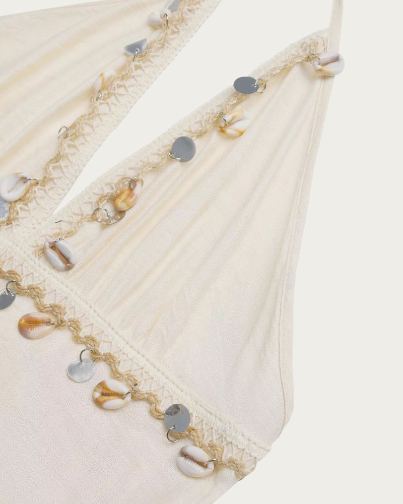 Close Up Of Flowing Fabric And Hem Detail